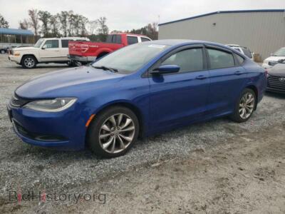 2015 Chrysler 200 S, синий — VIN 1C3CCCBB2FN629439, Copart