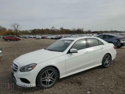 2014 Mercedes-Benz E-CLASS 350 4MATIC, белый — VIN WDDHF8JB5EB024778, Copart