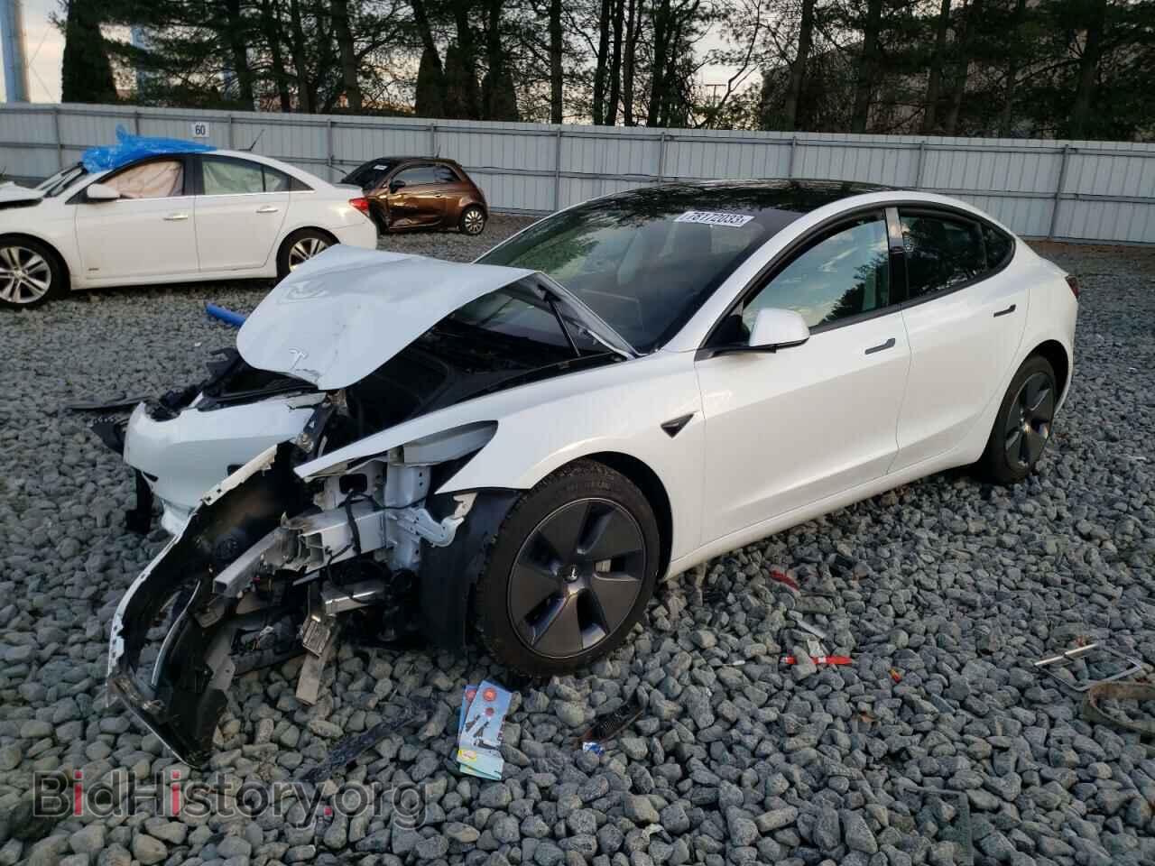 Photo 5YJ3E1EA6NF160575 - TESLA MODEL 3 2022