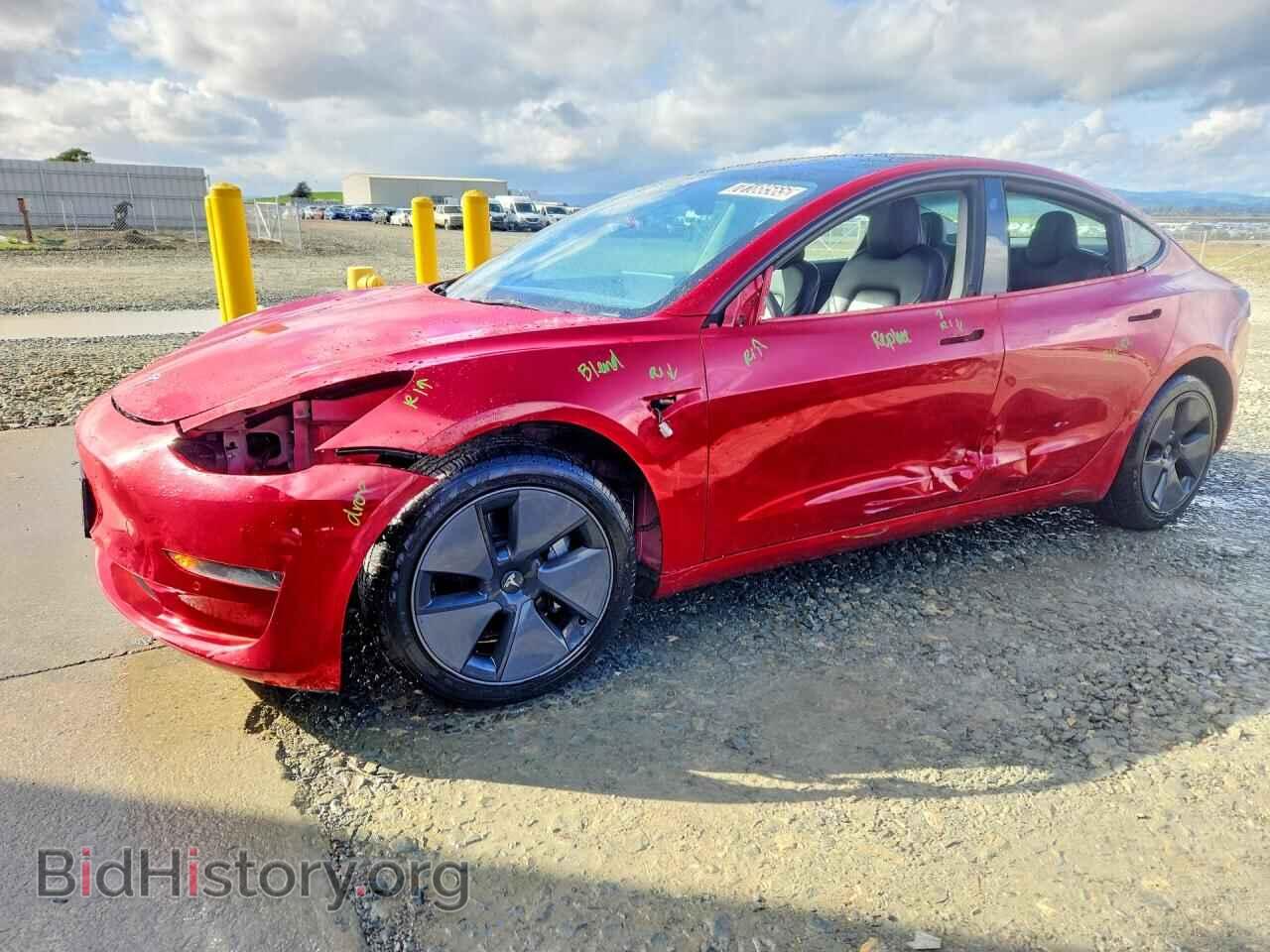 Photo 5YJ3E1EA7NF290509 - TESLA MODEL 3 2022