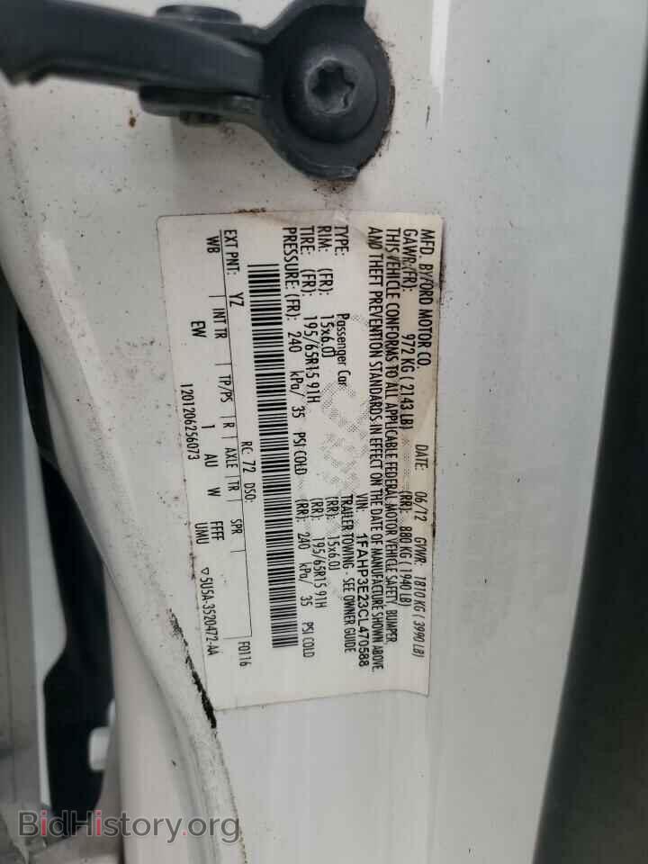 2012 FORD FOCUS - VIN: 1FAHP3E23CL470588 - Photo 12