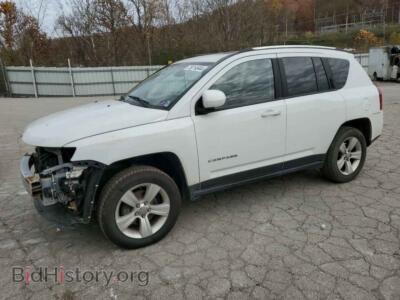 2014 Jeep COMPASS Latitude, белый — VIN 1C4NJDEB0ED575753, Copart