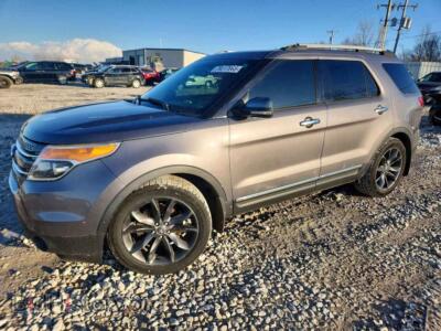 2013 Ford EXPLORER Limited, серый — VIN 1FM5K8F83DGA29769, Copart