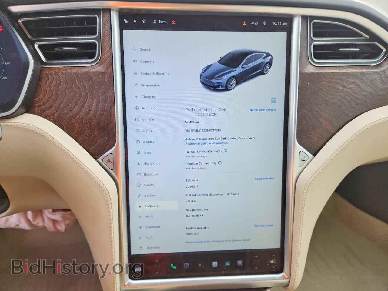 2017 TESLA MODEL S - VIN: 5YJSA1E2XHF217316 - Photo 9