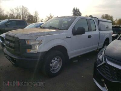2017 Ford F-150 Super Cab, white — VIN 1FTEX1C84HKE24192, Copart