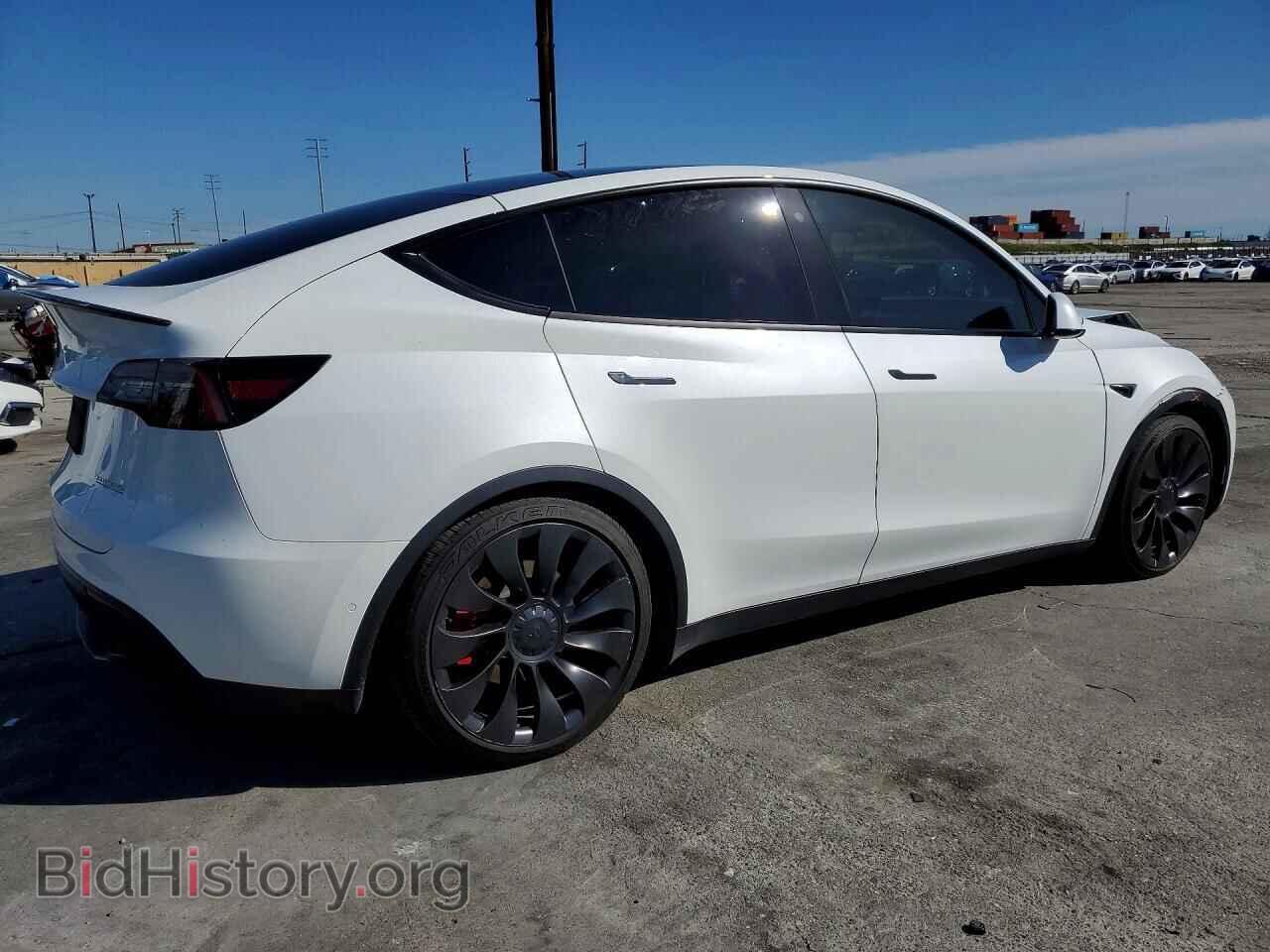 2022 TESLA MODEL Y - VIN: 7SAYGDEF3NF558052 - Фото 3