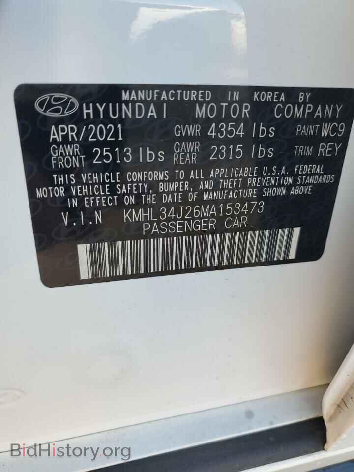 2021 HYUNDAI SONATA - VIN: KMHL34J26MA153473 - Photo 12