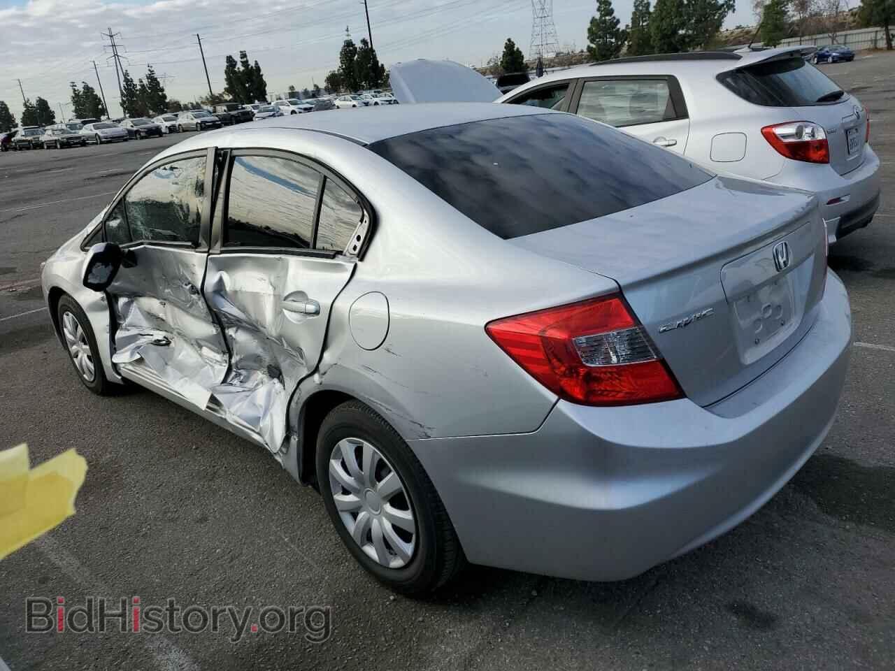 2012 HONDA CIVIC - VIN: 2HGFB2F58CH325743 - Фото 2