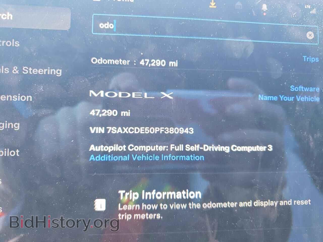 2023 TESLA MODEL X - VIN: 7SAXCDE50PF380943 - Photo 9