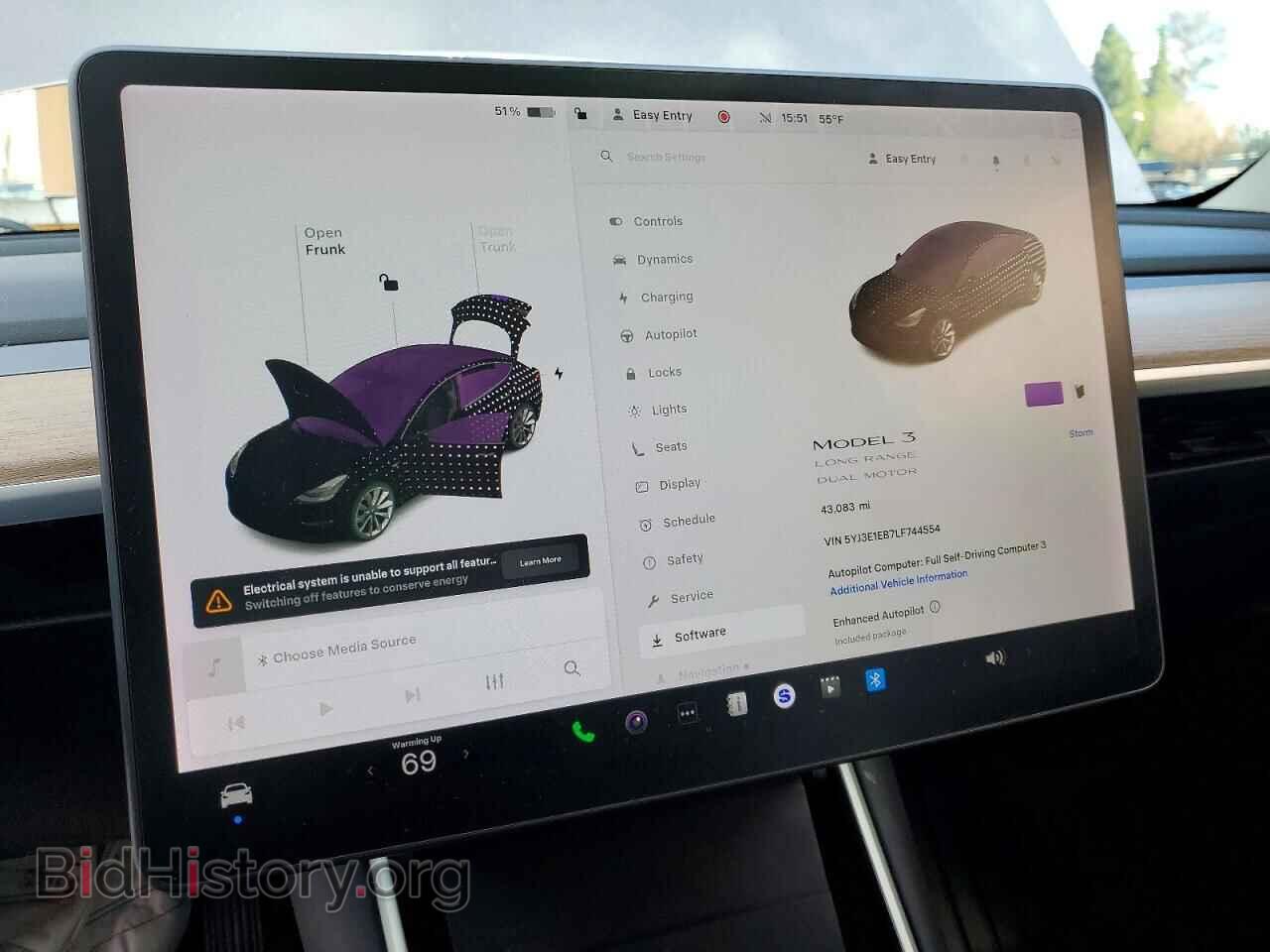 2020 TESLA MODEL 3 - VIN: 5YJ3E1EB7LF744554 - Photo 9