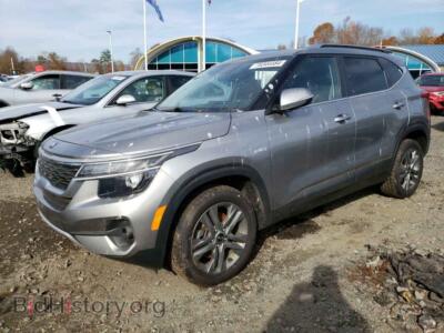 2021 Kia SELTOS S, gray — VIN KNDEUCAA1M7124584, Copart