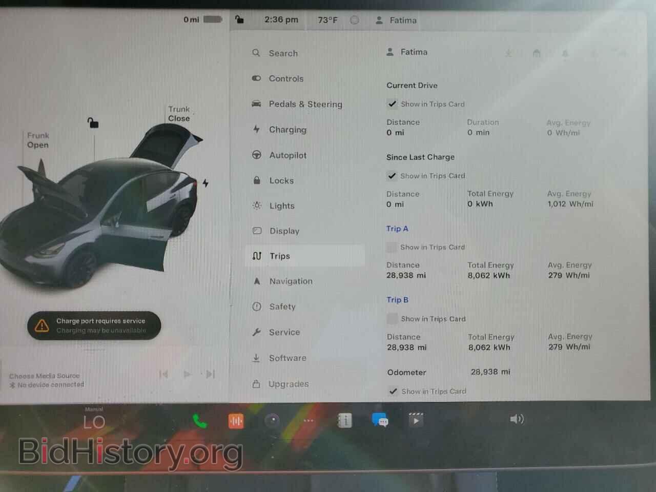 2022 TESLA MODEL Y - VIN: 7SAYGDEE8NF532506 - Photo 9