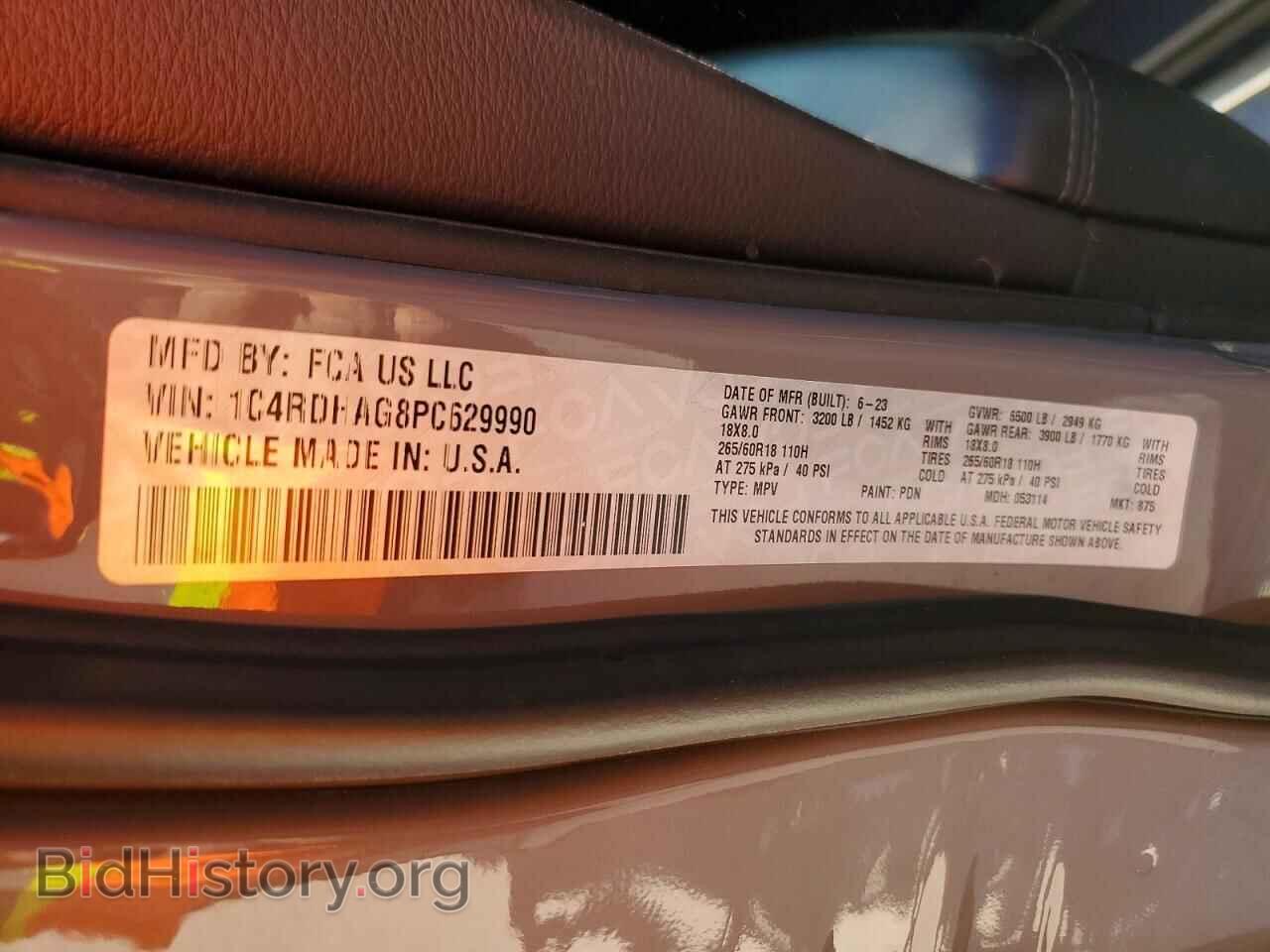 2023 DODGE DURANGO - VIN: 1C4RDHAG8PC629990 - Photo 13