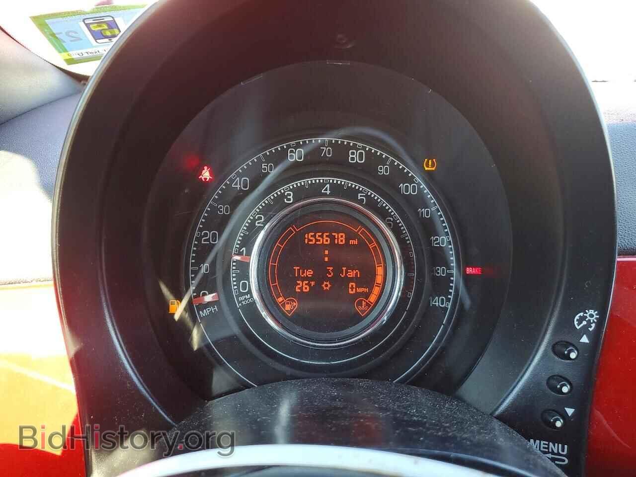 2013 FIAT 500 - VIN: 3C3CFFBR8DT726700 - Фото 9
