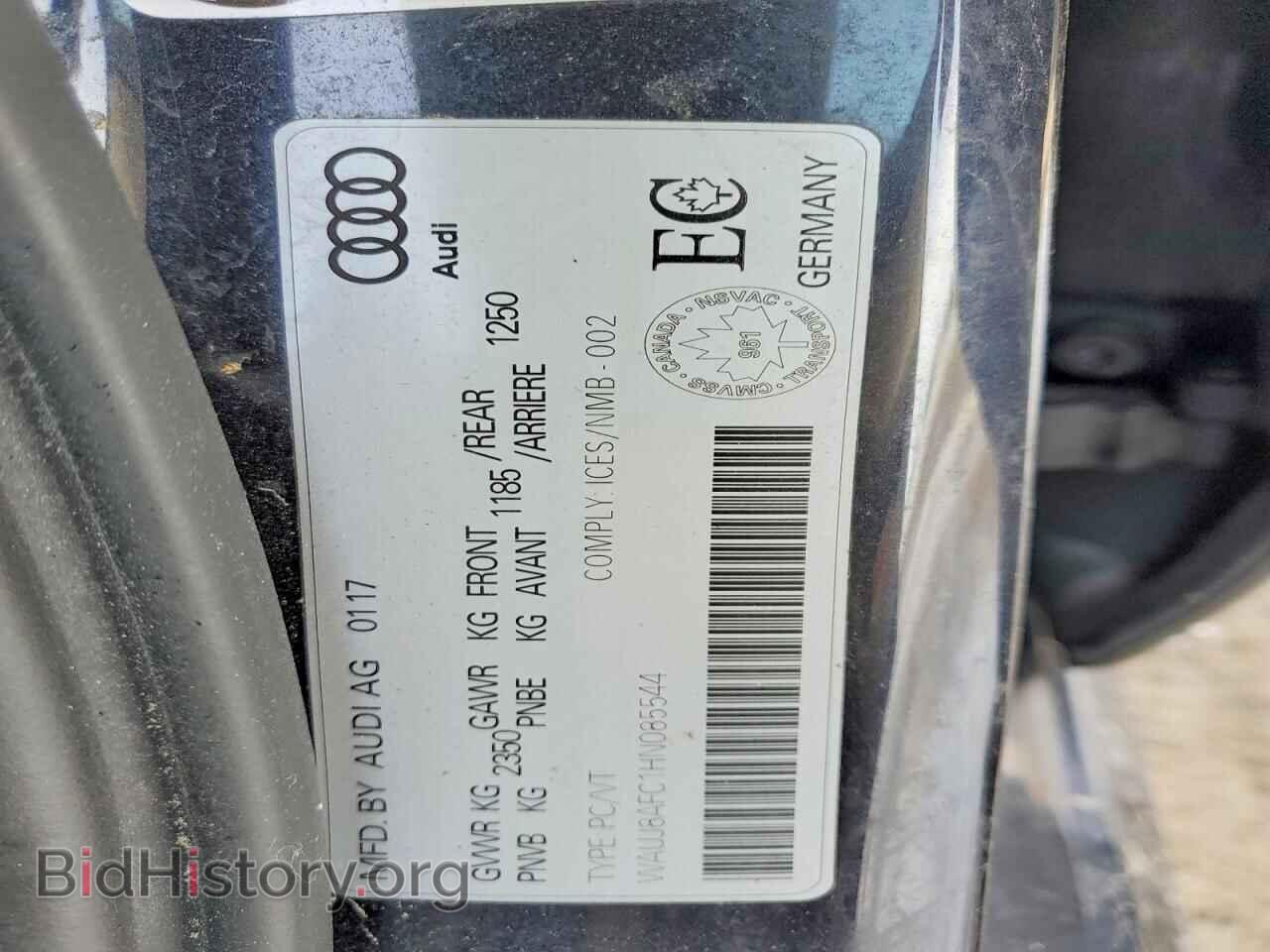 2017 AUDI A6 - VIN: WAUJ8AFC1HN085544 - Фото 12