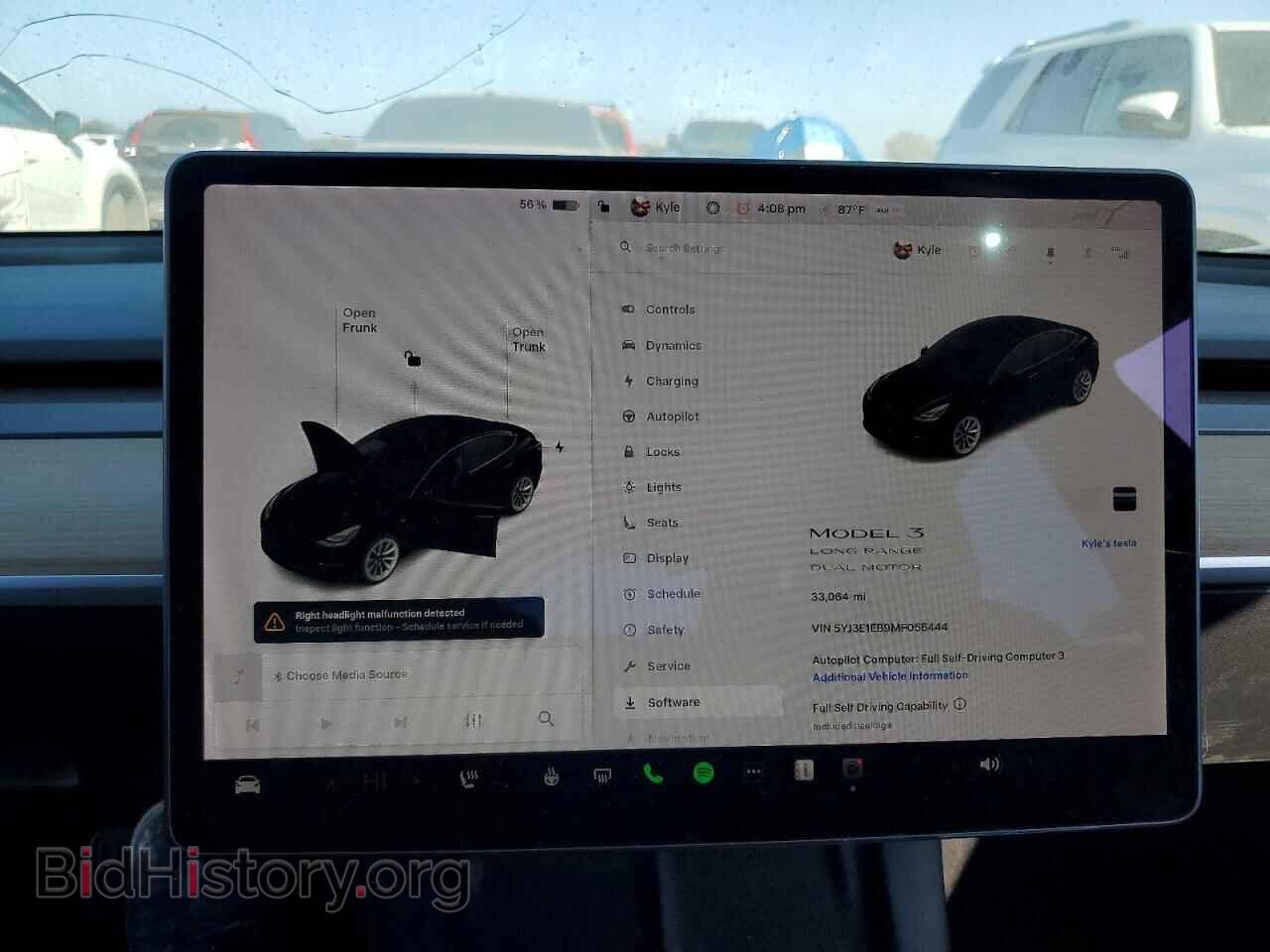 2021 TESLA MODEL 3 - VIN: 5YJ3E1EB9MF056444 - Photo 9