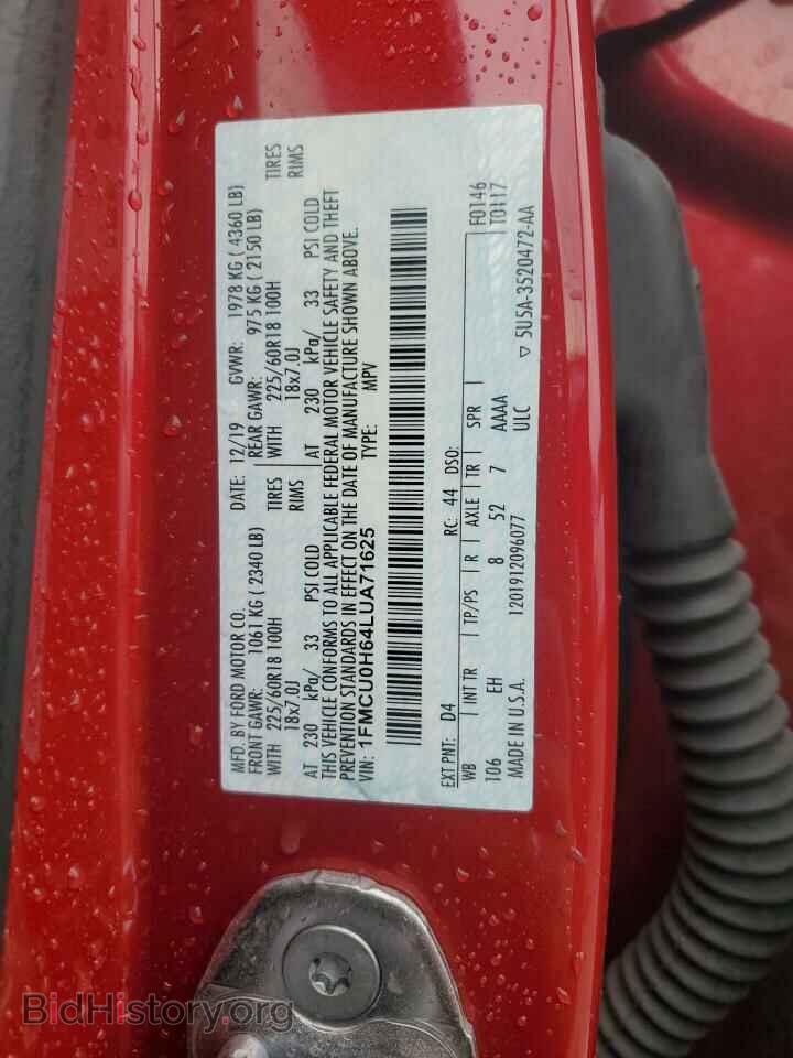 2020 FORD ESCAPE - VIN: 1FMCU0H64LUA71625 - Photo 13