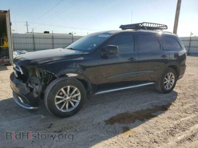 2017 Dodge DURANGO SXT, черный — VIN 1C4RDHAG6HC629343, Copart
