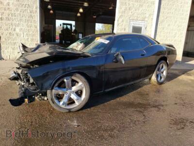2014 Dodge CHALLENGER R/T, черный — VIN 2C3CDYBT5EH186410, Copart