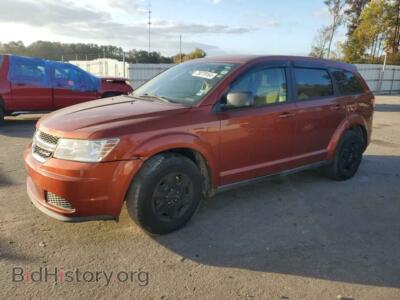2012 Dodge JOURNEY SE, orange — VIN 3C4PDCAB1CT320083, Copart