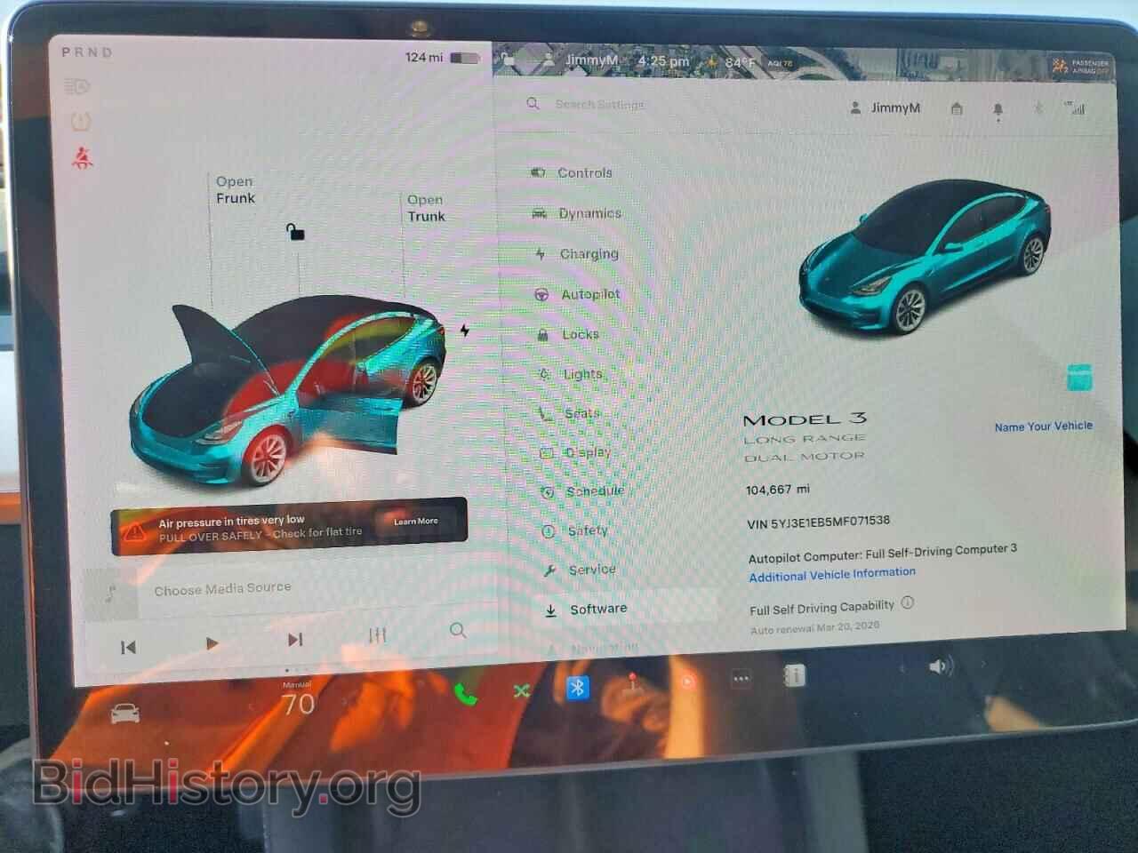 2021 TESLA MODEL 3 - VIN: 5YJ3E1EB5MF071538 - Photo 9
