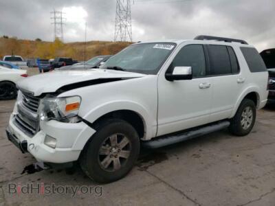 2010 Ford EXPLORER XLT, white — VIN 1FMEU7DE7AUA66981, Copart