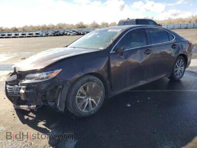 2016 Lexus ES 300H, коричневый — VIN JTHBW1GG8G2102899, Copart