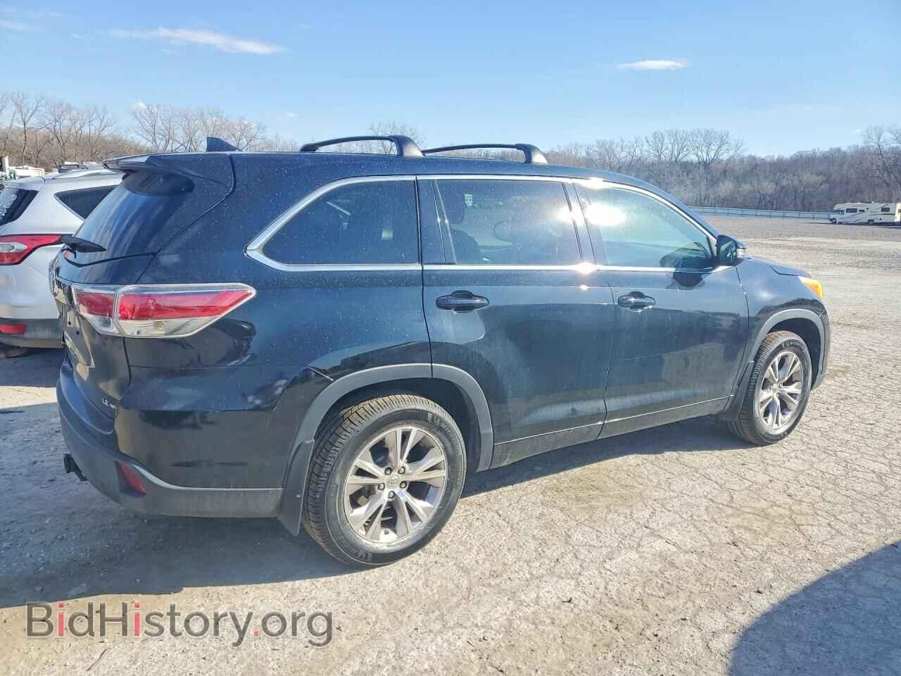 2014 TOYOTA HIGHLANDER - VIN: 5TDBKRFHXES036626 - Фото 3
