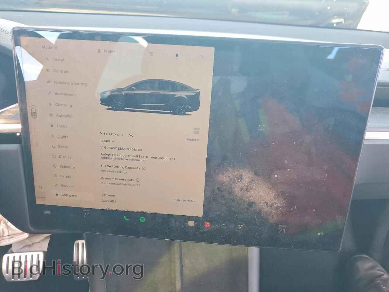 2023 TESLA MODEL X - VIN: 7SAXCBE55PF408496 - Фото 9