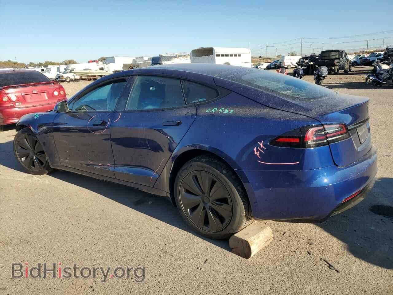 2022 TESLA MODEL S - VIN: 5YJSA1E58NF491586 - Фото 2