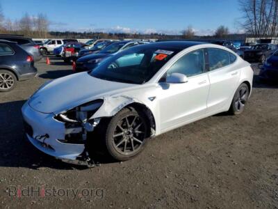 2019 Tesla MODEL 3, белый — VIN 5YJ3E1EB1KF408316, Copart