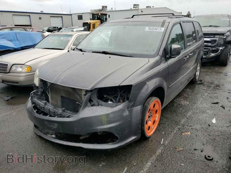 2011 Dodge CARAVAN Grand Cara (VIN 2D4RN3DG1BR754859) — photo 1 of 14, Copart, damage: front end