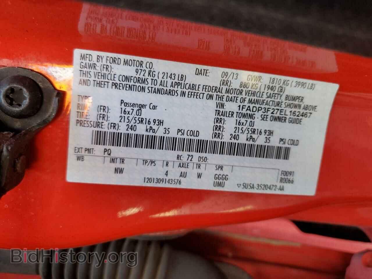 2014 FORD FOCUS - VIN: 1FADP3F27EL162467 - Photo 12