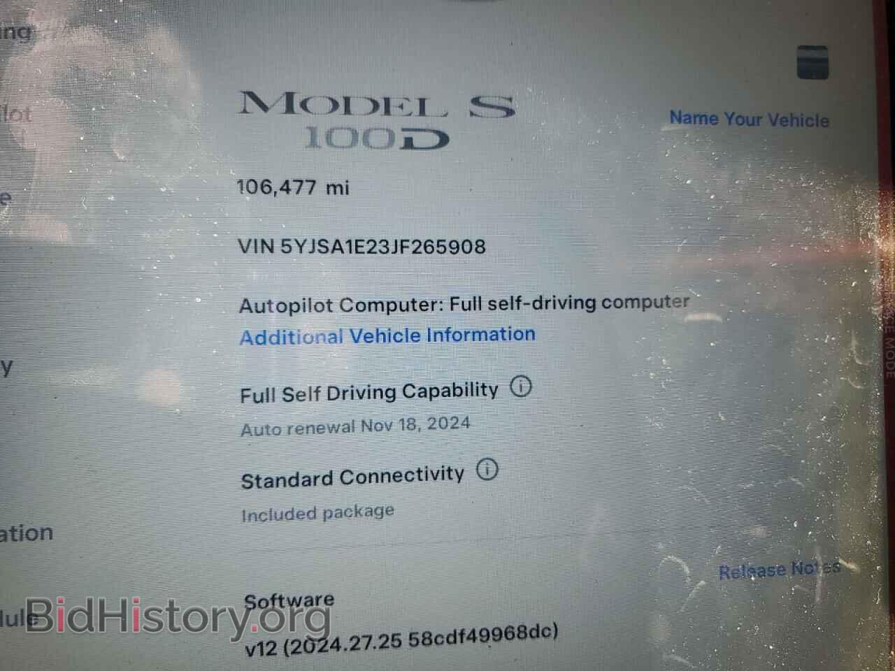2018 TESLA MODEL S - VIN: 5YJSA1E23JF265908 - Photo 9