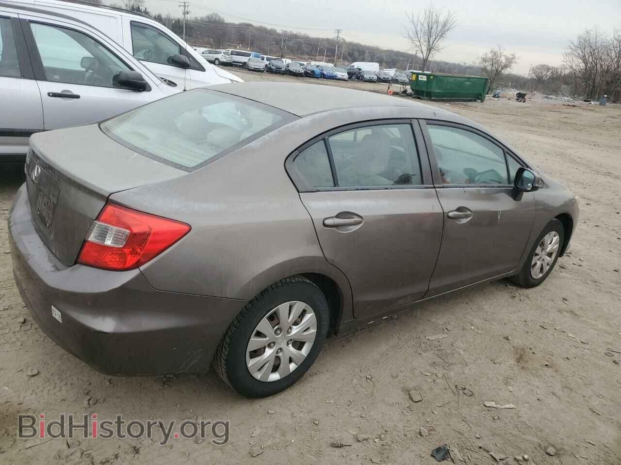 2012 HONDA CIVIC - VIN: 2HGFB2F54CH500098 - Фото 3