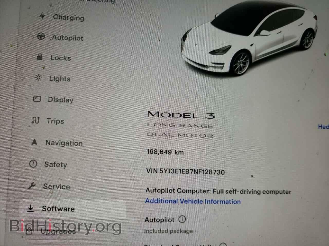 2022 TESLA MODEL 3 - VIN: 5YJ3E1EB7NF128730 - Фото 9