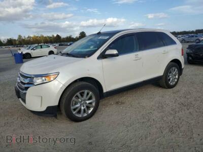 2014 Ford EDGE Limited, white — VIN 2FMDK3KC3EBA01908, Copart