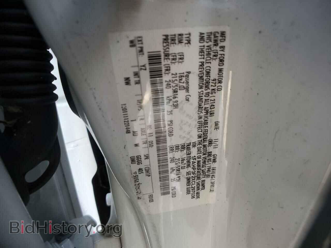 2012 FORD FOCUS - VIN: 1FAHP3F2XCL297036 - Photo 13