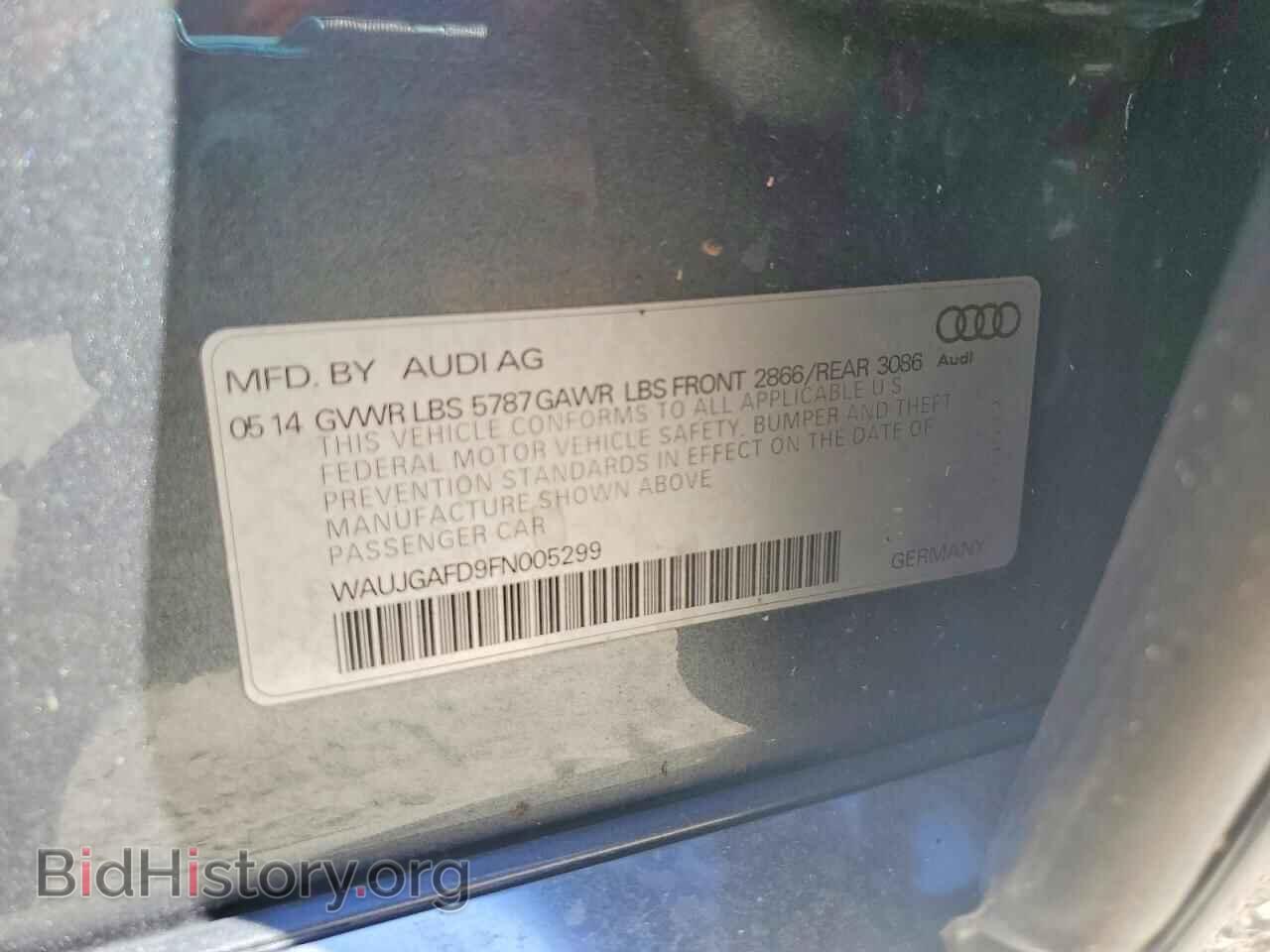 2015 AUDI A8 - VIN: WAUJGAFD9FN005299 - Фото 12