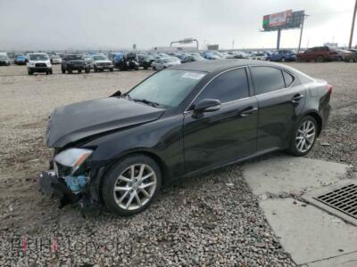 2011 Lexus IS IS 250, black — VIN JTHCF5C24B5047848, Copart