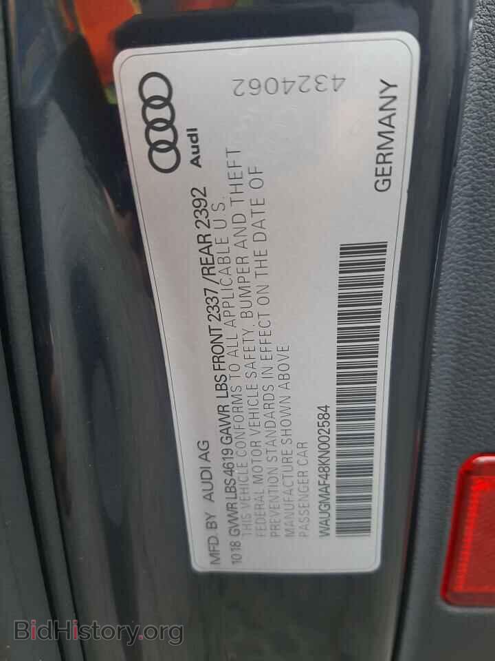 2019 AUDI A4 - VIN: WAUGMAF48KN002584 - Фото 12