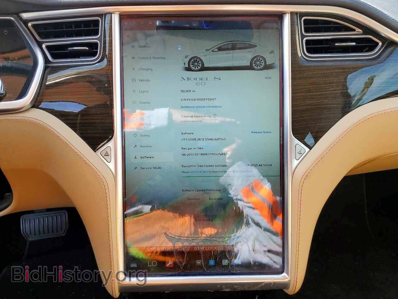2014 TESLA MODEL S - VIN: 5YJSA1S13EFP32407 - Photo 9