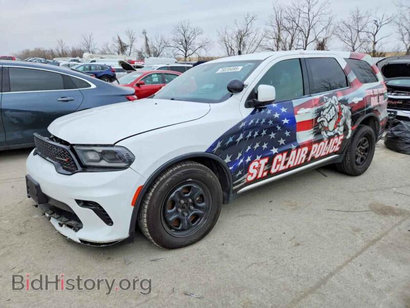 2021 Dodge DURANGO Pursuit (VIN 1C4SDJFT2MC659433) — photo 1 of 14, Copart, damage: front end