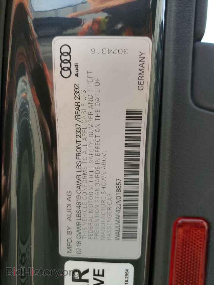 2018 AUDI A4 - VIN: WAULMAF42JN018857 - Фото 13