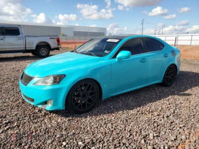 2006 Lexus IS IS 250, turquoise — VIN JTHBK262565021945, Copart