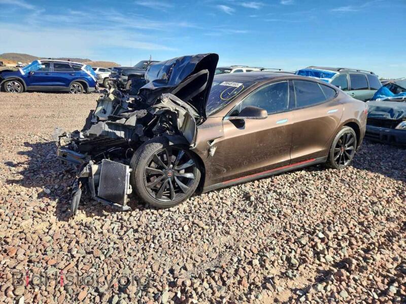 2013 Tesla MODEL S (VIN 5YJSA1CN6DFP12880) — фото 1 из 14, Copart, повреждение: передняя часть