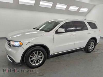 2016 Dodge DURANGO SXT, white — VIN 1C4RDHAG6GC502316, Copart