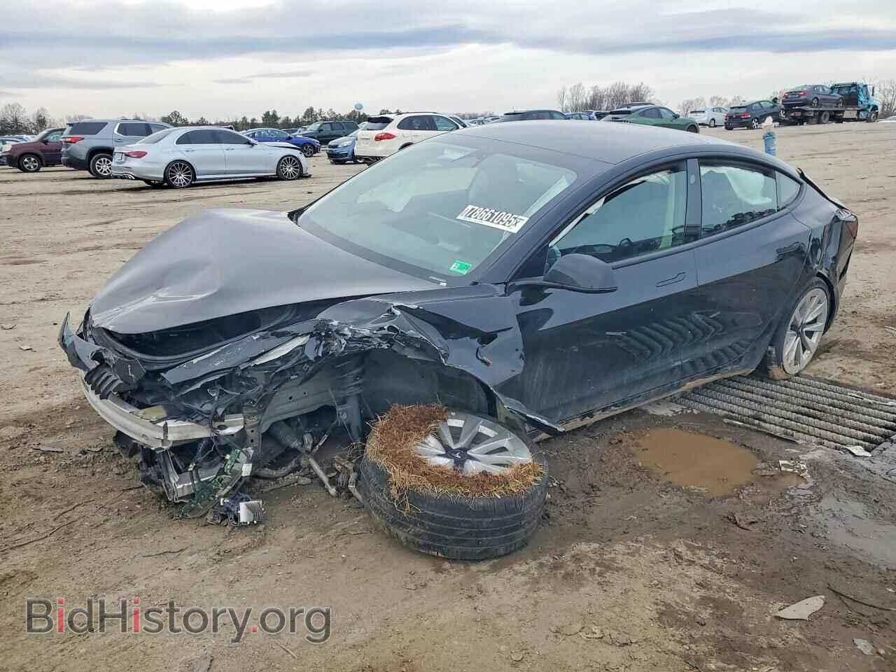 Photo 5YJ3E1EA9NF372029 - TESLA MODEL 3 2022