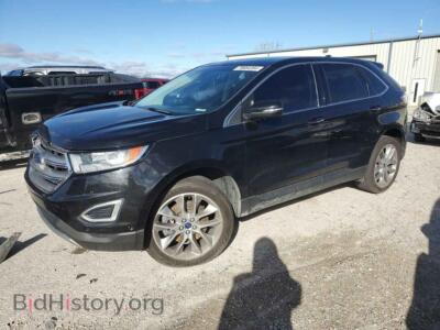2015 Ford EDGE Titanium, черный — VIN 2FMPK3K86FBB14939, Copart