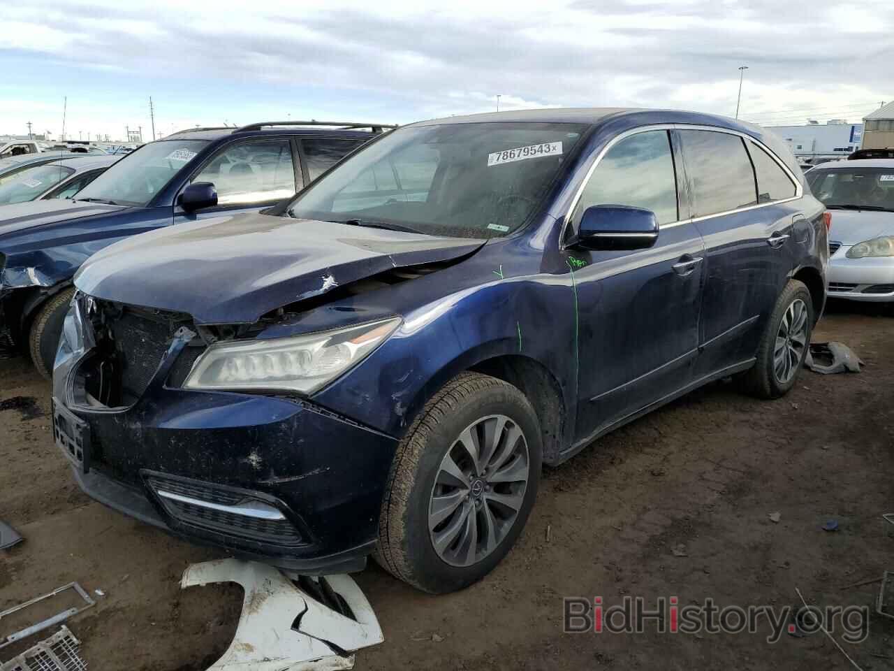 Photo 5FRYD4H64EB026499 - ACURA MDX 2014